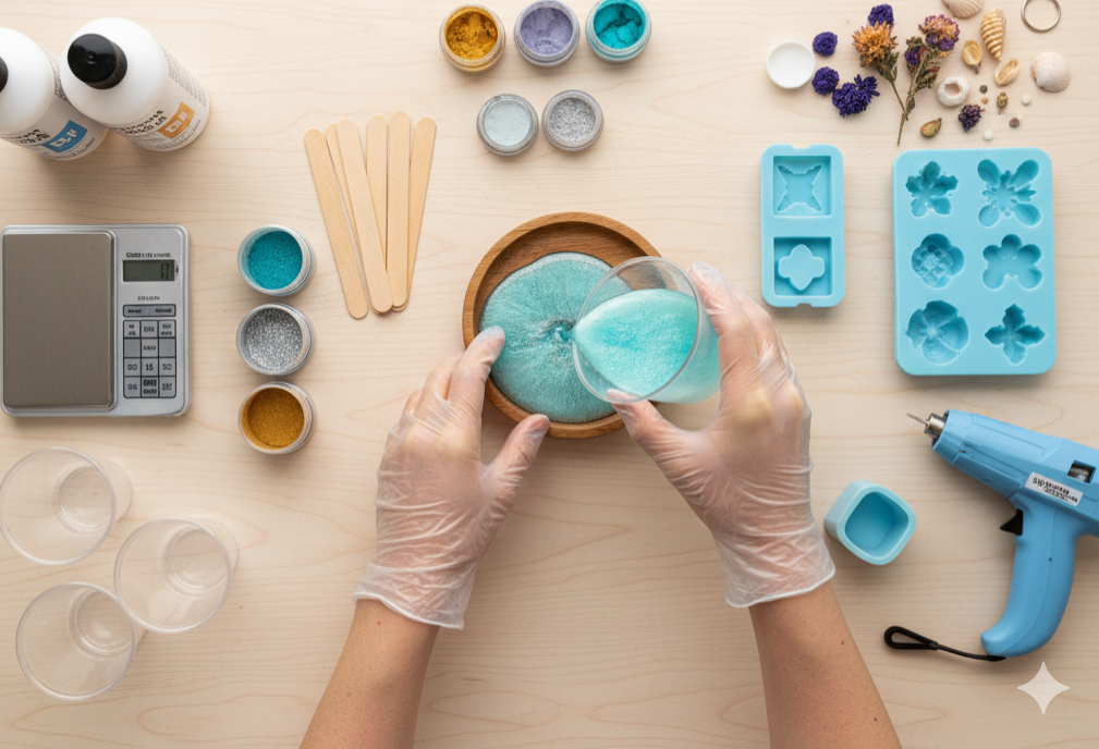 Guía práctica: 7 pasos para empezar con resina epoxi